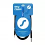 SSQ MiJS2 - 3.5mm uz 6.3mm stereo jack audio kabelis, 2m, melns