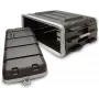 Stagg ABS 4U Rack Case - 19 collu ABS rackmount ceļojumu kaste ar priekšējo un aizmugurējo vāku