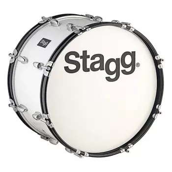 Stagg MABD-2012 Maršā bungu bass 20 collu x 12 collu balts