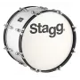 Stagg MABD-2012 Maršā bungu bass 20 collu x 12 collu balts