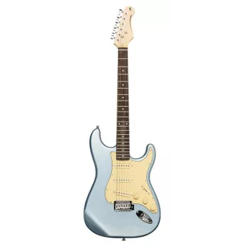 Stagg SES-30 IBM elektriskā ģitāra - Ice Blue Metallic
