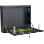 STALFLEX CR19-2U-130-B Sienas Rack 2U 19-collu 130mm Dziļums Melns