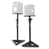 STAND4ME MON 1 MKII 2 gab. monitoru statīvi - teleskopiskais augstuma regulējums 800-1300 mm, tērauds, melns, 20 kg slodze