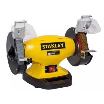 STANLEY 2-in-1 Bench Grinder with Grinding Stone and Wire Brush SXGBP150E