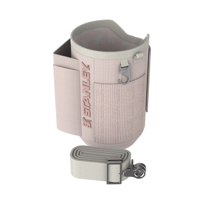STANLEY All-Day Quencher Carry-All aizsargājošs pārnēsāšanas maciņš 1,18L termokrūzei ar salmiņu, gaiši rozā