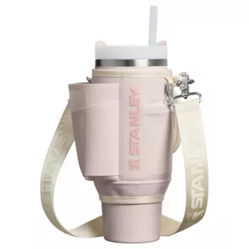 STANLEY All-Day Quencher Carry-All aizsargājošs pārnēsāšanas maciņš 1,18L termokrūzei ar salmiņu, gaiši rozā