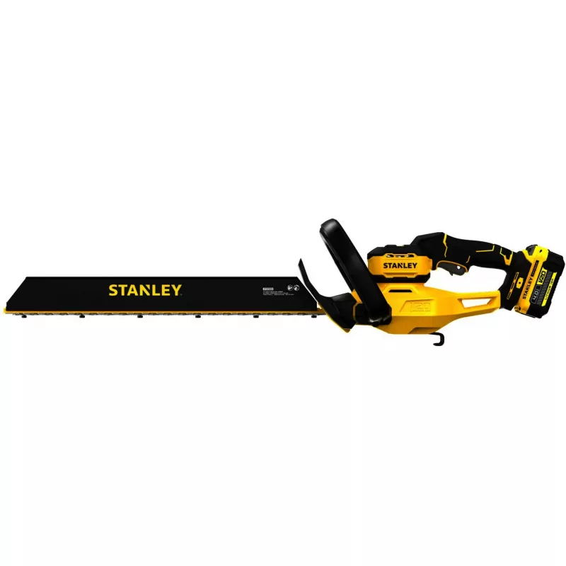 STANLEY Bezvadu dzīvžoga šķēres (STCHT8255M1-QW), 18V (Melnas/Dzeltenas, Li-Ion Akumulators 4.0Ah)