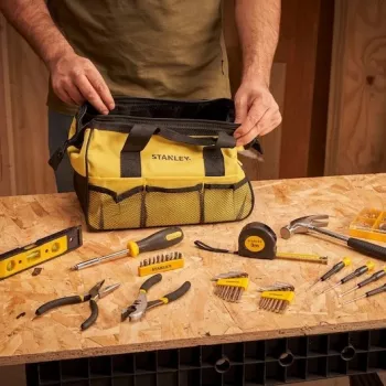 Stanley FatMax 16 daļu instrumentu komplekts dzeltenā atvērtā somā
