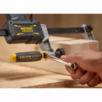 STANLEY FATMAX FMHT83008-0 Smagās slodzes F-skava 460 mm ar ātru atlaišanu, melna/pelēka/dzeltena