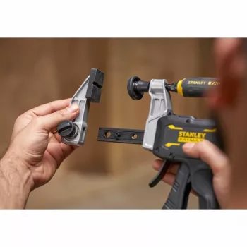 STANLEY FATMAX FMHT83008-0 Smagās slodzes F-skava 460 mm ar ātru atlaišanu, melna/pelēka/dzeltena