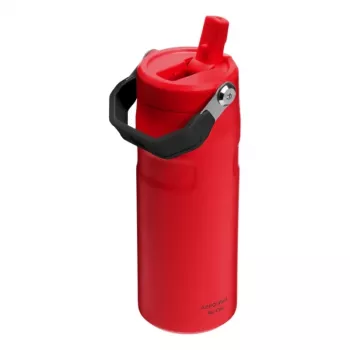 STANLEY IceFlow Bottle Flip Straw 2.0 0,47L tumšsarkans termoss ar salmiņu