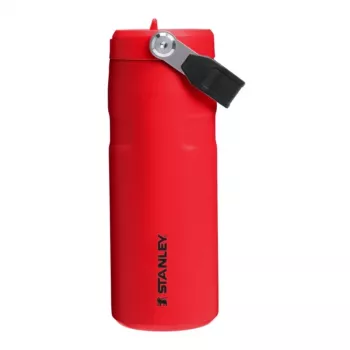 STANLEY IceFlow Bottle Flip Straw 2.0 0,47L tumšsarkans termoss ar salmiņu
