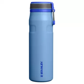STANLEY IceFlow Bottle Twist Flip 0,71L gaiši zila vakuumā izolēta nerūsējošā tērauda ūdens pudele ar salmiņu