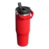 STANLEY IceFlow Flip Straw 2.0 termokrūze 0.89L tumšsarkana