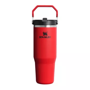 STANLEY IceFlow Flip Straw 2.0 termokrūze 0.89L tumšsarkana
