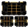 STANLEY PRO-STACK Organizatoru komplekts 3 daļas melns/caurspīdīgs