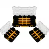 STANLEY PRO-STACK Organizatoru komplekts 3 daļas melns/caurspīdīgs