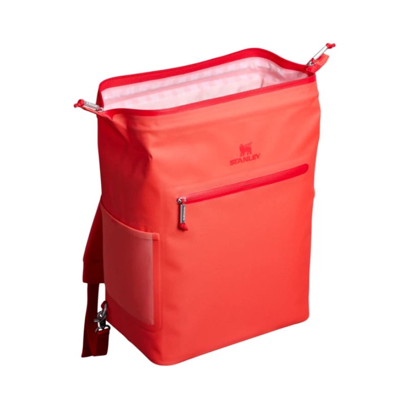STANLEY The All-Day Madeleine Midi dzesētāja mugursoma 13.2L koraļļu sarkanīgi oranža