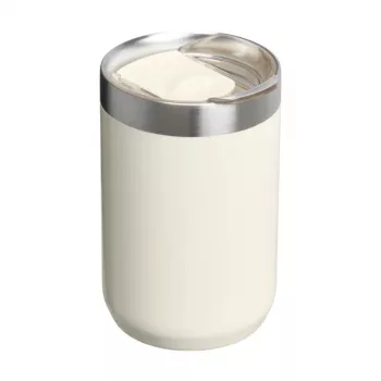 STANLEY The Everyday Camp Mug 0,35L spīdīgi krēmkrāsas emaljēta tērauda krūze