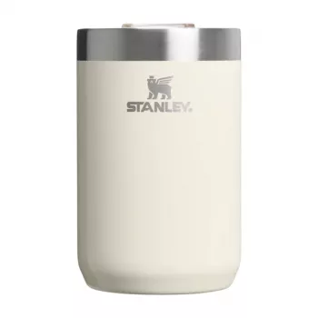 STANLEY The Everyday Camp Mug 0,35L spīdīgi krēmkrāsas emaljēta tērauda krūze