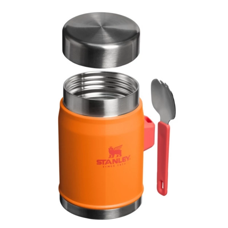 STANLEY The Legendary Food Jar + Spork 0,4L oranža termoss
