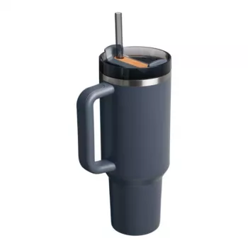 STANLEY The Quencher H2.O FlowState termokrūze 1,18L pelēka ar salmiņu