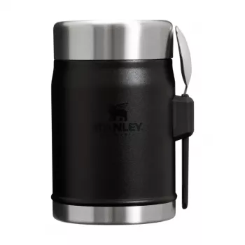 STANLEY Thermos Food The Legendary Food Jar + Spork 0.4L Black 2.0