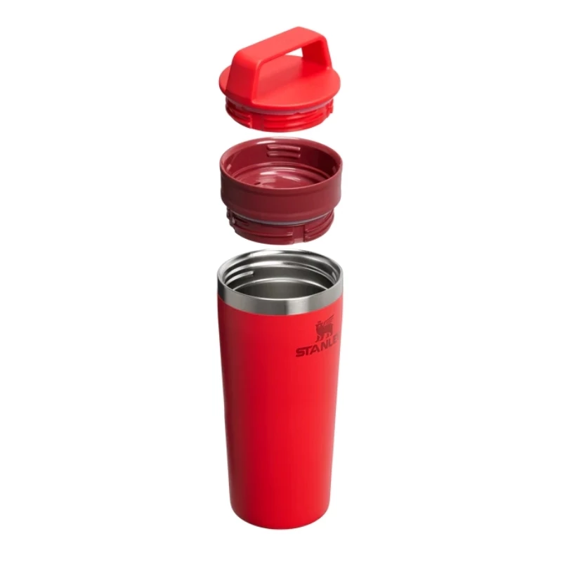 STANLEY termoss The Café-To-Go ceļojumu krūze 0,47L tumši sarkana