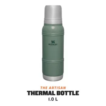 STANLEY Thermos The Artisan Thermal Bottle 1L Green - termoss, 1L, zaļš