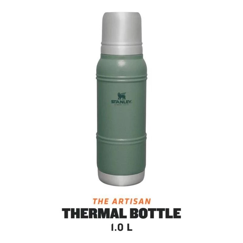 STANLEY Thermos The Artisan Thermal Bottle 1L Green - termoss, 1L, zaļš
