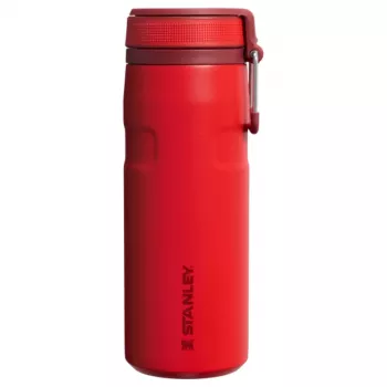 STANLEY Thermos The IceFlow Bottle Twist Flip 0,47L tumši sarkana pudele
