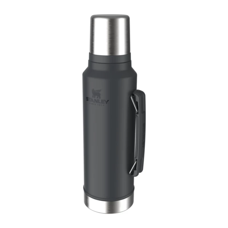STANLEY Thermos The Legendary Classic Bottle 1.4L matēti melna