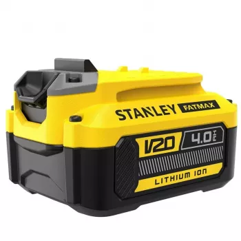 STANLEY V20 18V Bezvadu Divu Instrumentu Komplekts – SFMCD716 Bezsuku Kombinētais Urbjmašīna + SFMCG400 Bezsuku Leņķa Slīpmašīna, 2.0Ah & 4.0Ah Akumulatori, Lādētājs, Mīkstā Soma