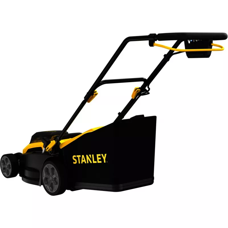 STANLEY V20 Bezvadu zāles pļāvējs 36V (2x18V) Melns/Dzeltens, 2x 4.0Ah Li-Ion baterijas