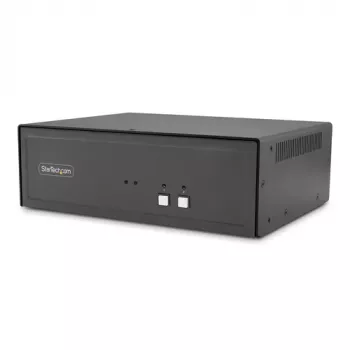 StarTech.com 2-Port DVI-I KVM Switch ar Audio un USB Hub (CK4-HP202C)