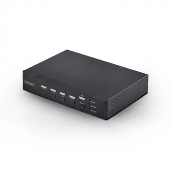 StarTech.com P4AD122M-KVM-SWITCH KVM slēdzis četriem DisplayPort datoriem, 4K 60 Hz