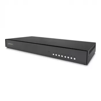 StarTech.com 8 portu drošs KVM slēdzis ar 4K DisplayPort, TAA atbilstīgs, NIAP PP4.0, divi monitori