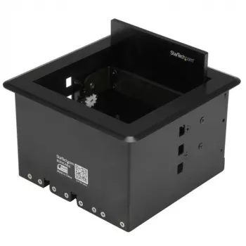 StarTech.com BOX4CABLE kabeļu pārvaldības kaste konferenču galdiem - melna - iegremdējamā izvelkamā