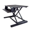 StarTech.com ARMSTSLG Sēdus-stāvus galda pārveidotājs ar tastatūras paliktni - 89 x 53 cm virsma, ergonomisks augstuma regulējums, piemērots 2 monitoriem, salikts, melns