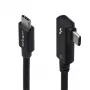 StarTech.com Thunderbolt 5 kabelis 0.8m - USB-C vīrišķais uz USB-C vīrišķo - 80 Gbps / 120 Gbps - 240W - Melns