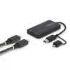 StarTech.com 107B-USB-HDMI-2 USB 3.0 uz divu HDMI adapteris, USB-A/USB-C, 1x 4K30 + 1x 1080p