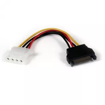 StarTech LP4 uz SATA strāvas adaptera kabelis 6 collas (15 cm) - sievišķais uz vīrišķo