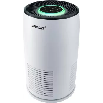 Steba LR 12 gaisa attīrītājs ar HEPA H13, aktīvo ogli, jonizatoru, UV-C, taimeri, balts