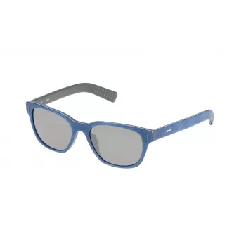 STING MAN SS653954N58X Rectangle Sunglasses Black/Grey 52/19/145 mm UV400