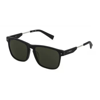 STING SST384-550703 Unisex Saulesbrilles, Acetāta Rāmis, Polikarbonāta Lēcas, UV400 Aizsardzība, 55/16/140 mm