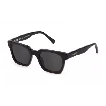 STING SST476-490700 Unisex Saulesbrilles 49/21/140 mm Melnas Dūmu Pelēkas