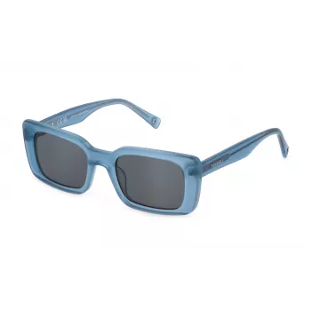 STING SST477-510939 Unisex saulesbrilles, melns rāmis, pelēkas lēcas, 51/21/140 mm