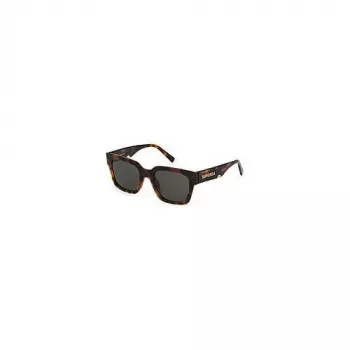 STING Unisex SST459-5202BL Saulesbrilles - Melns Rāmis, Zilas Lēcas 52/21/140 mm