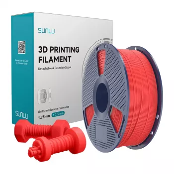 SUNLU ABS H-S R ātrgaitas ABS pavediens 1,75 mm sarkans 1 kg
