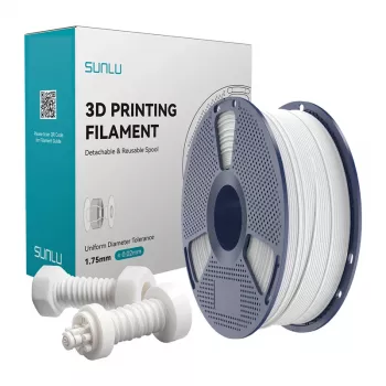 Sunlu Ātrgaitas ABS pavediens (Balts) 1.75 mm 1 kg (ABS H-S W)